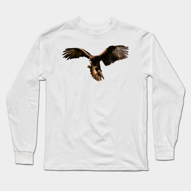 Adler Eagle Freedom Spirit Liberty Power Courage Long Sleeve T-Shirt by twizzler3b